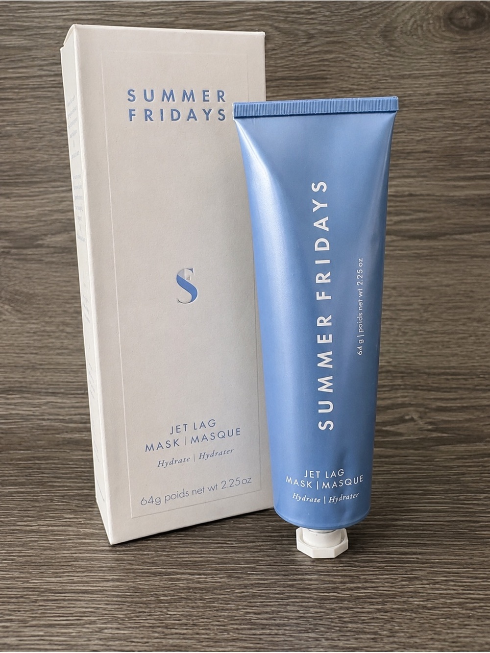 Summer Fridays Jet Lag Mask - Cream Box with Blue Logo